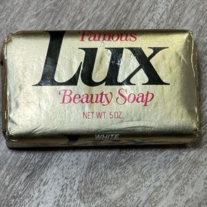 Vintage LUX White Beauty Soap‎ UNOPENED Jergens Bath bar 5 OZ